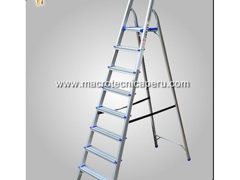 Escalera Aluminio Lefort Con Plataforma Peru
