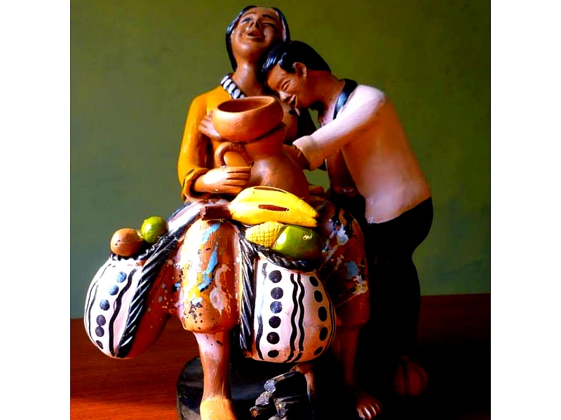 Adorno ceramico artesanal Perú