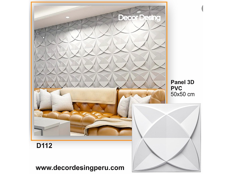 Panel PVC Diseño Óvalo Lima