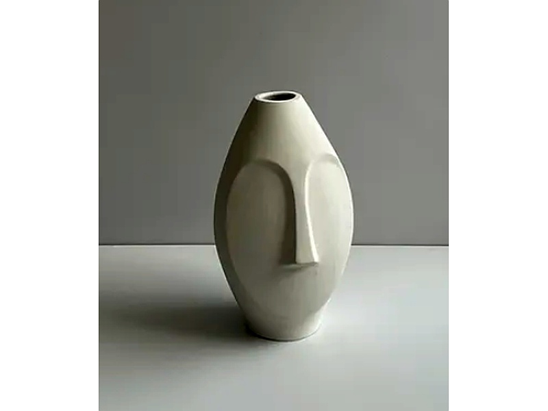 Jarrón Ceramica Face tall Perú