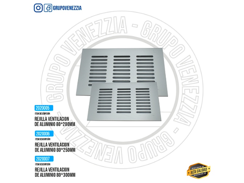 Rejilla de Ventilación Perú