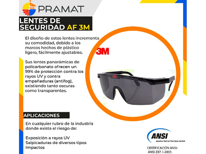 Lentes de Seguridad Perú