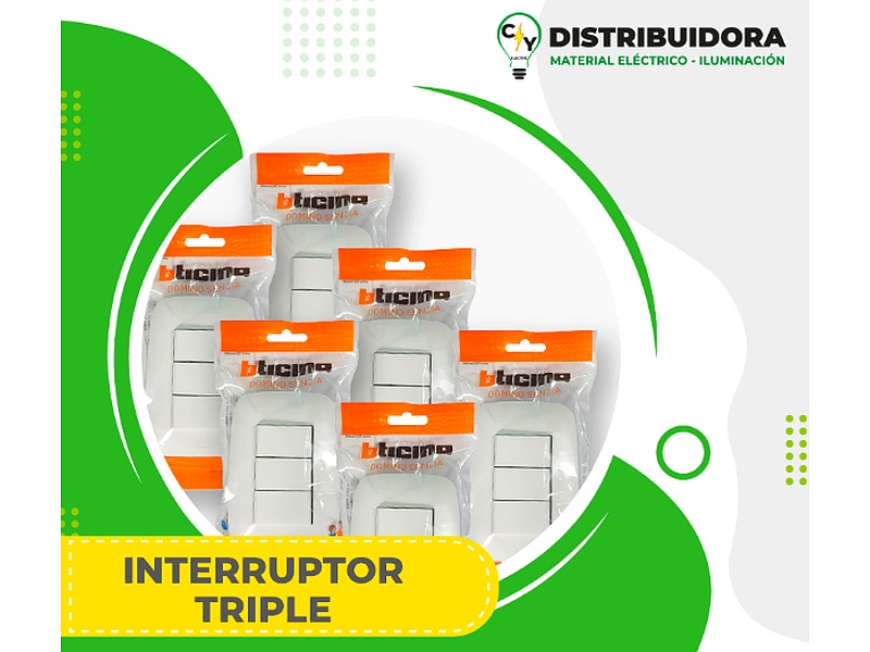Interruptor Triple Perú
