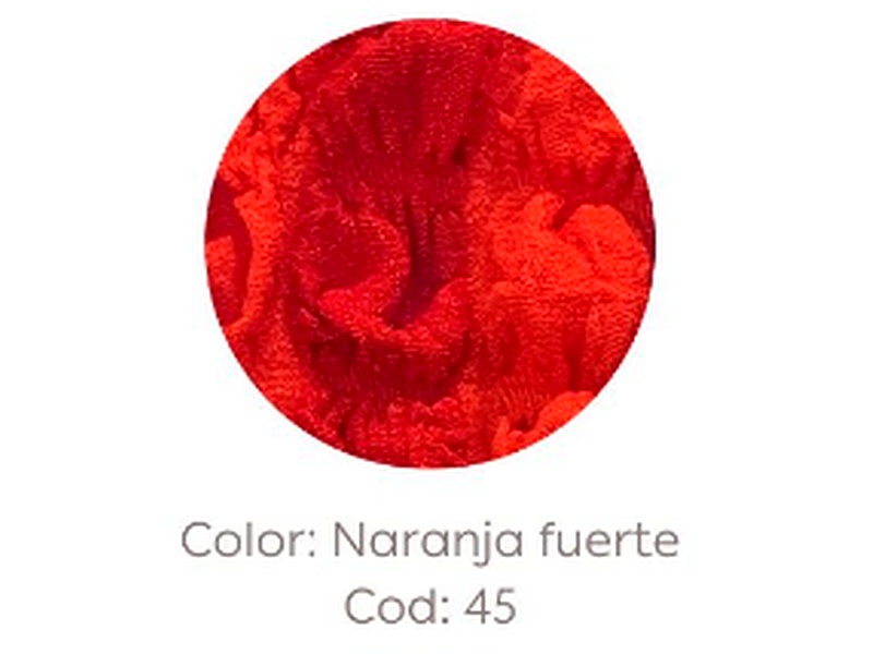 Forro Mueble 321 Naranja Fuego Victoria
