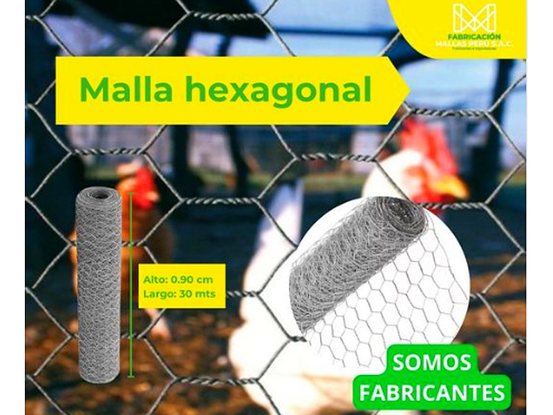 mallas hexagonales Perú