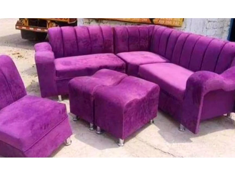 Sala de tela violeta brillante Peru