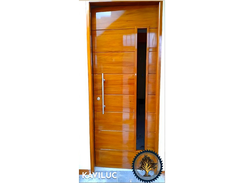 Puerta Madera Huayruru Perú