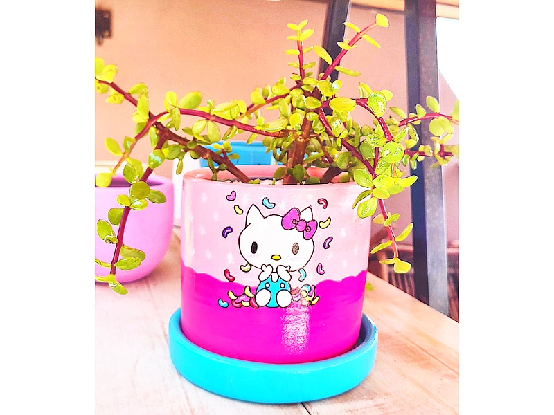 Maceta Hello kitty Perú 