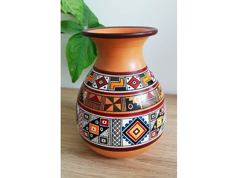 Jarrón Cerámica Boho Perú