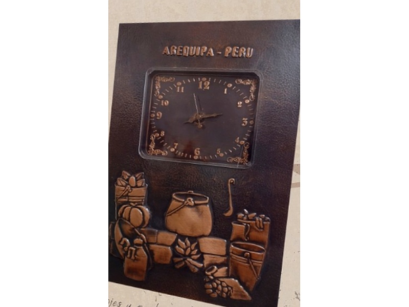 Reloj Decorativo Cobre Perú