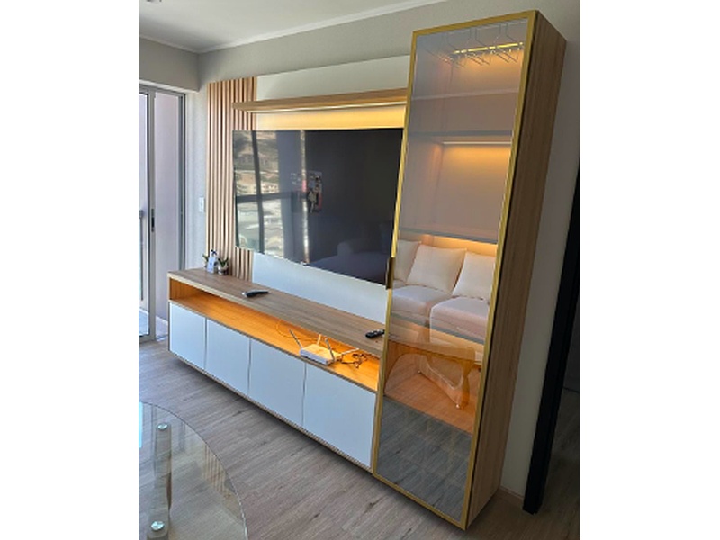 Mueble de tv blanco perla Peru
