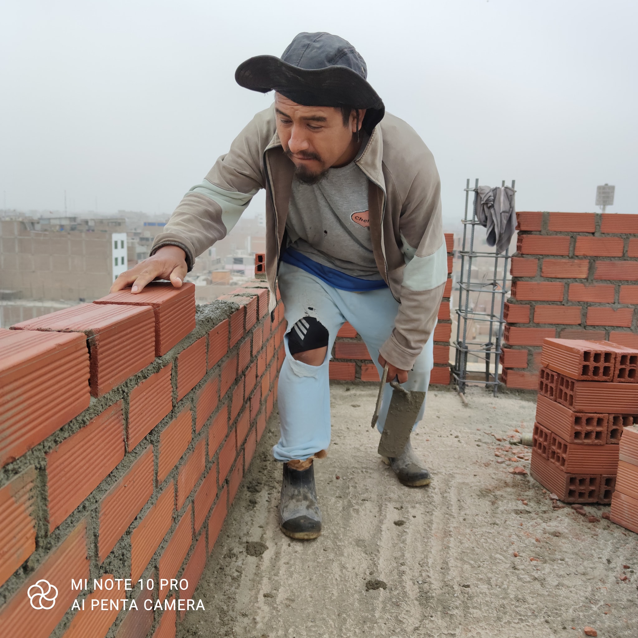 Construcción de paredes y losas