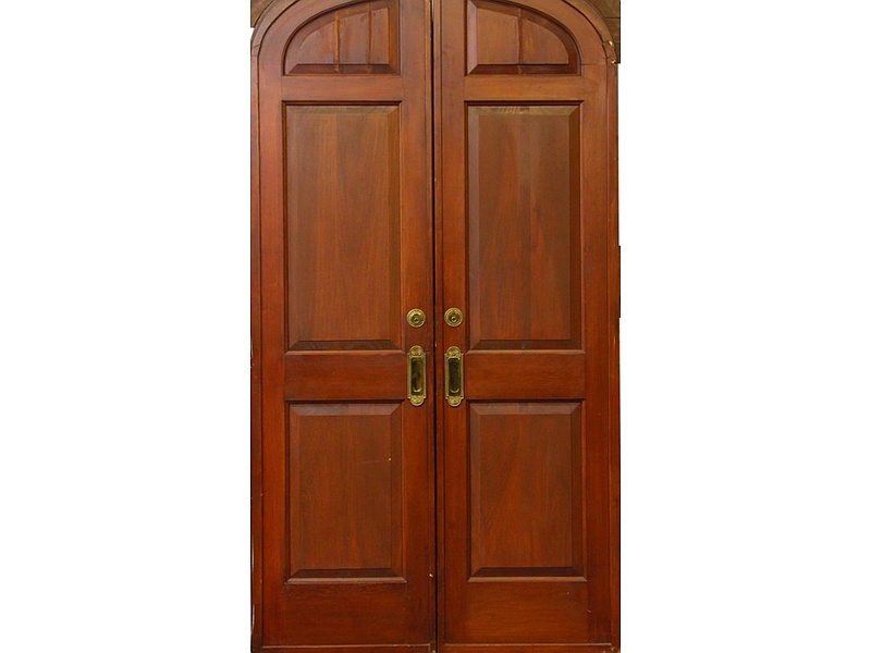 Puerta Minimalista de Abeto Sala Estar