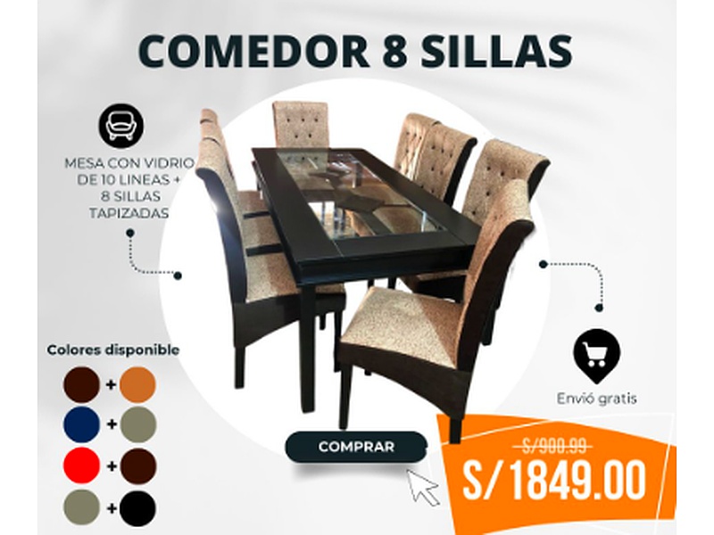 Comedor 8 Sillas