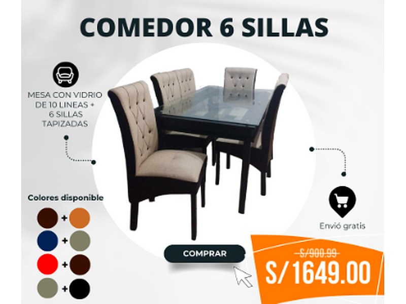 Comedor 6 Sillas