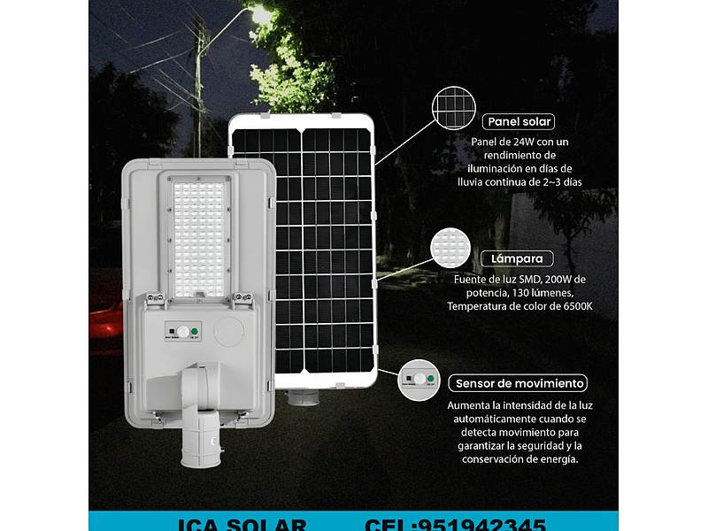 Luminaria Solar All In One-Perú