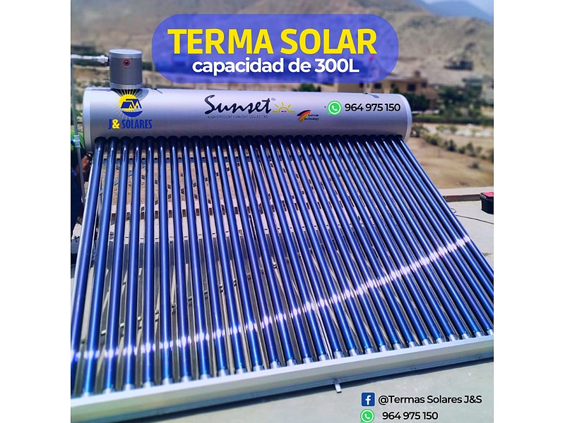 Terma Solar de 300 Litros-Perú