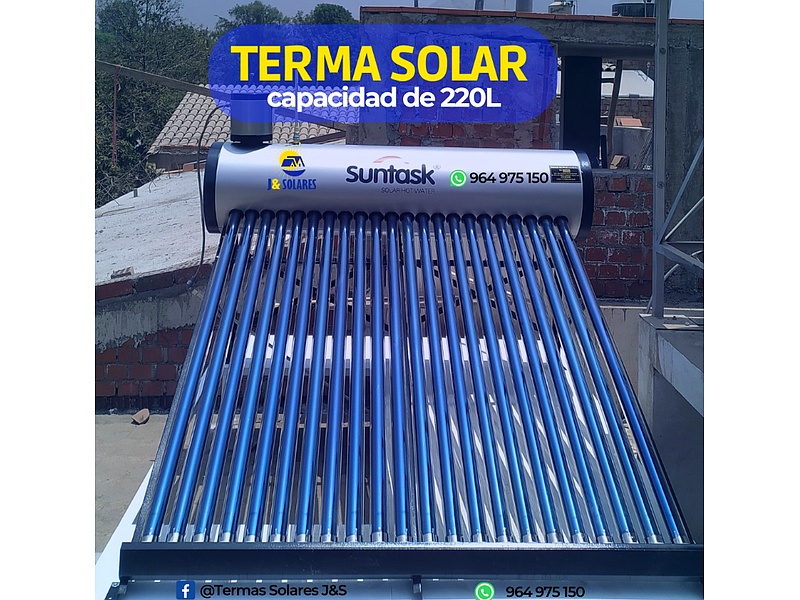 Terma Solar de 220 Litros-Perú