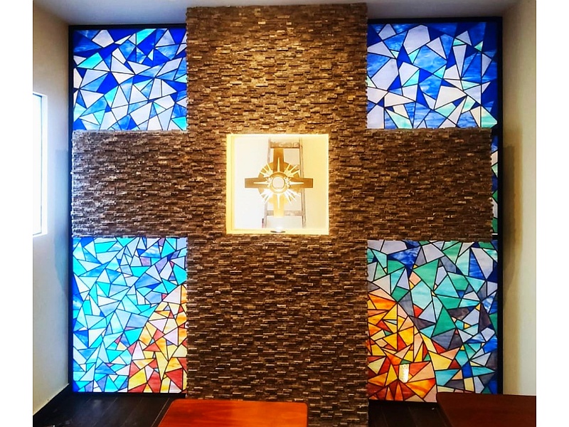 Vitral mosaico Perú 