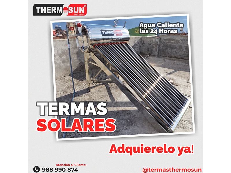Termas solares de 120L-Perú