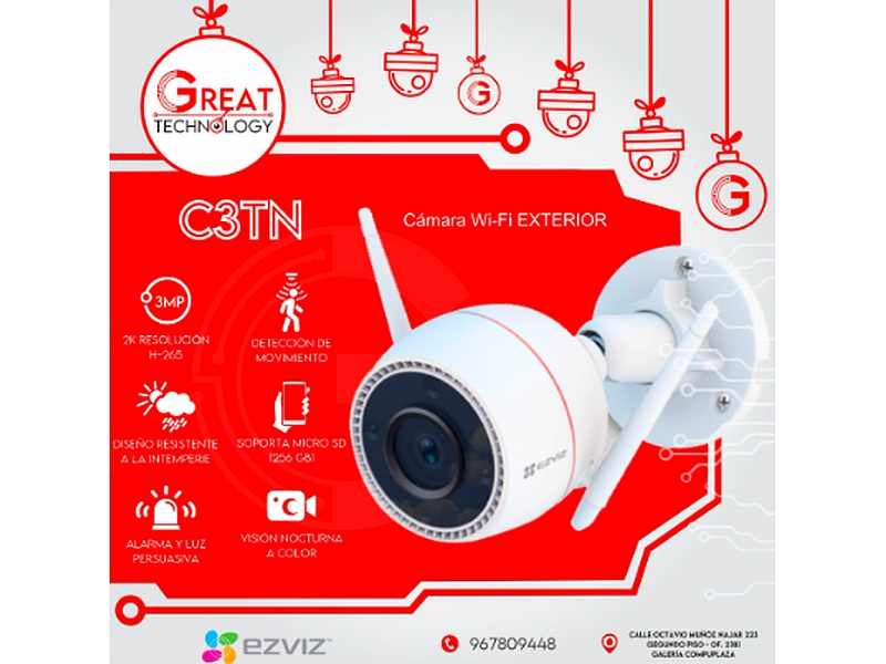 Cámara de seguridad C3TN Lima Perú