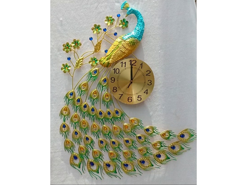 Reloj De Pared Verde Amarillo  Perú