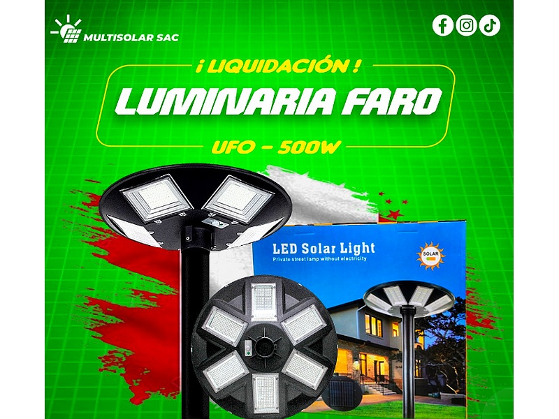Luminaria Faro 500W-Perú