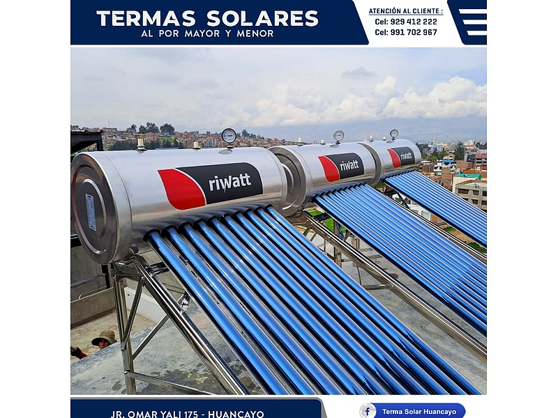 Terma Solar de 10 Tubos-Perú
