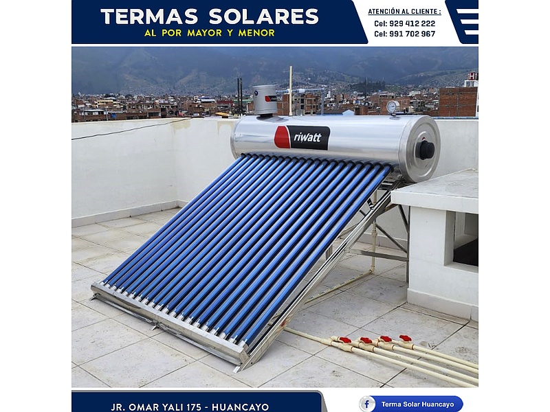Terma Solar de 18 Tubos-Perú