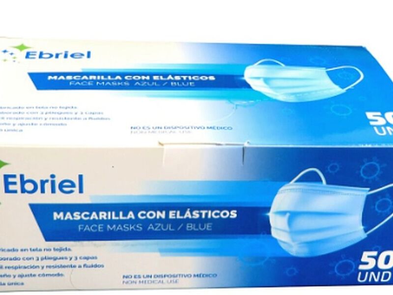 MASCARILLAS DE 3 PLIEGLES Perú