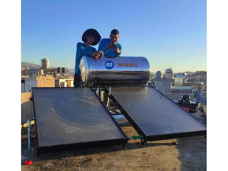 Terma de 180LT/panel vidrio templado-Perú