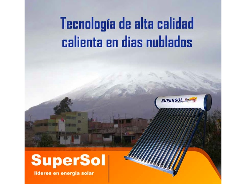 Terma solar tubos al vacío 150L-Perú
