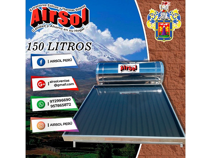 Terma Solar de 150 Litros-Perú