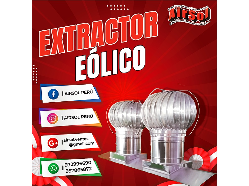 EXTRACTOR EÓLICO 24 PULGADAS-Perú