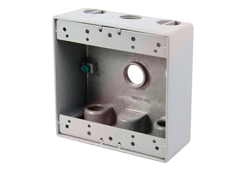 CAJA DE PASE CONDUIT CUADRADA DE 3/4-PERÚ
