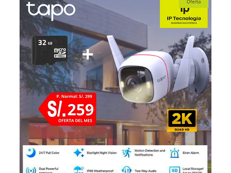 CAMARA WIFI TAPO C320WS Lima Perú