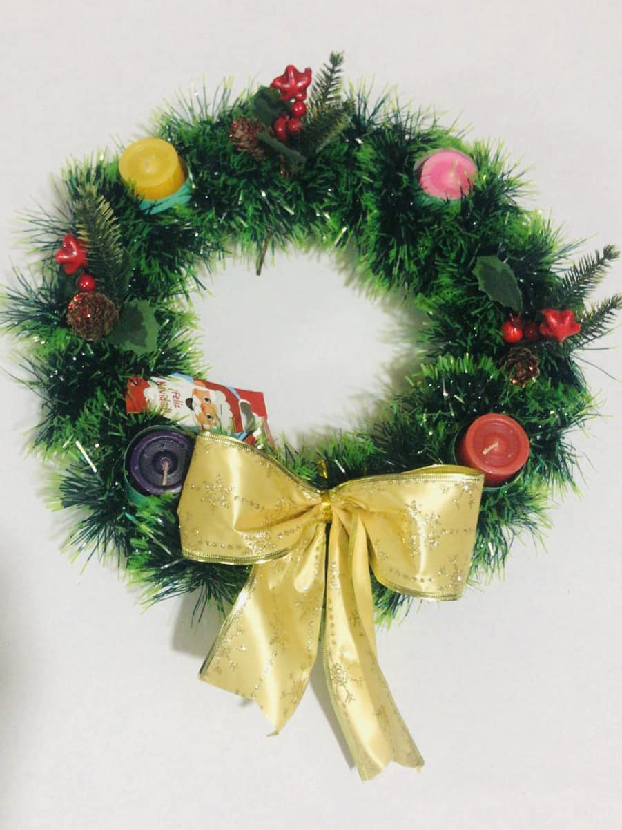 Aro decorativo de navidad