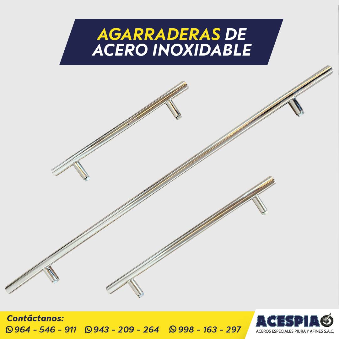 Agarraderas de acero