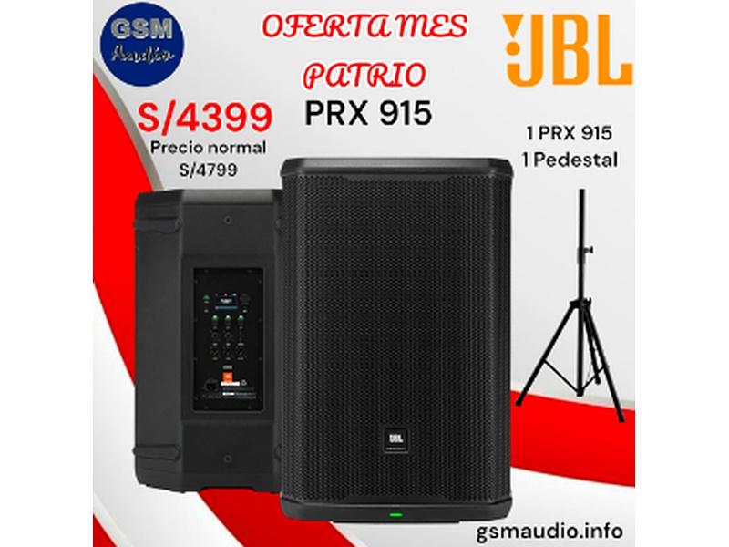 Equipos de Sonido PRX915 Lima Perú