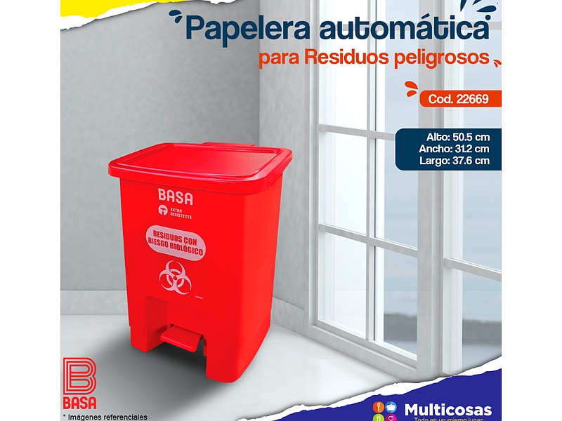 Papelera automática N°2 Perú Multicosas