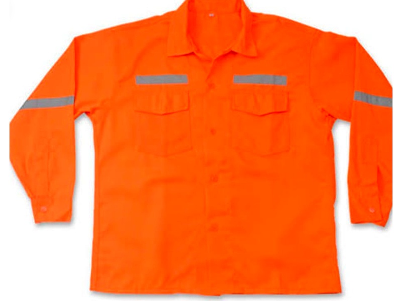 CAMISA DRILL NARANJA PERU