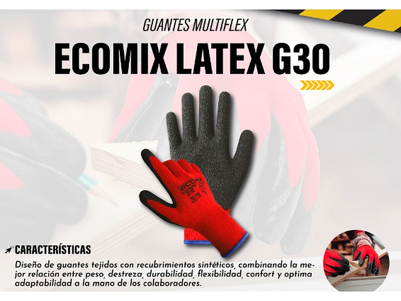 GUANTES ECOMIX LATEX G30 PERU