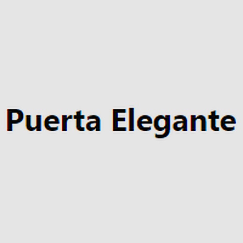 Puerta Elegante