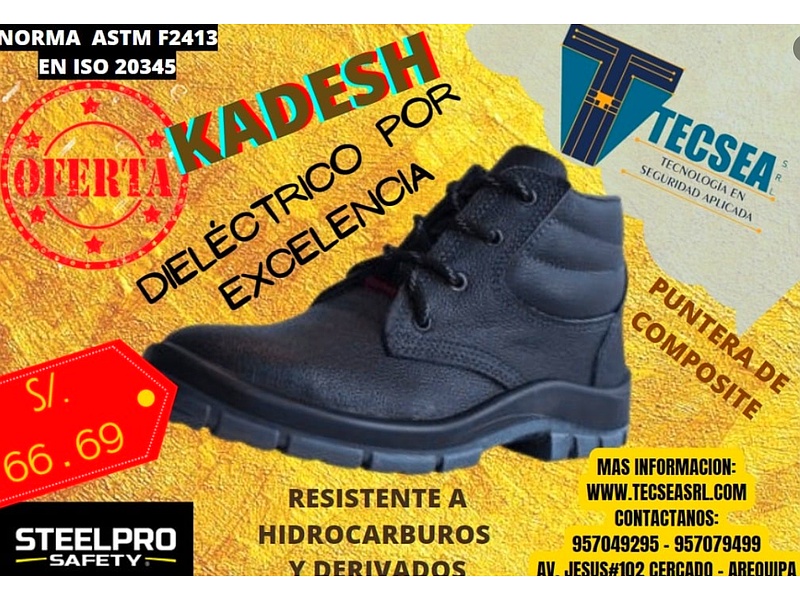 ZAPATO DIELECTRICO KADESH PERÚ STEELPRO