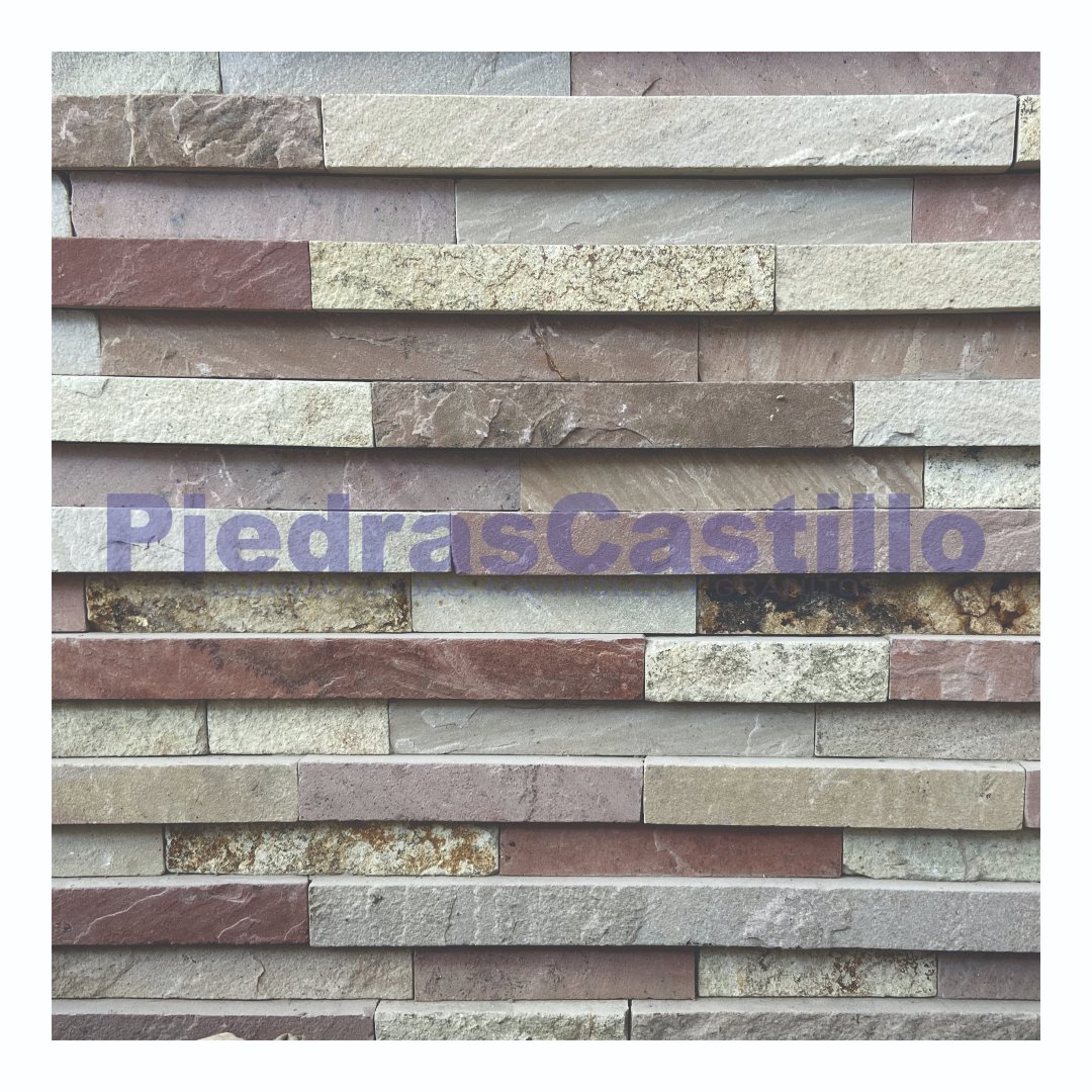 Acabado en piedra con gradas