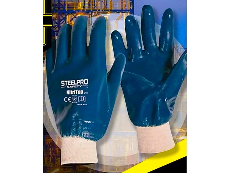 GUANTE PUÑO TEJIDO NITRITOP STEELPRO PERU