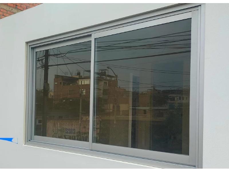 Ventanas De Aluminio Gris Perú