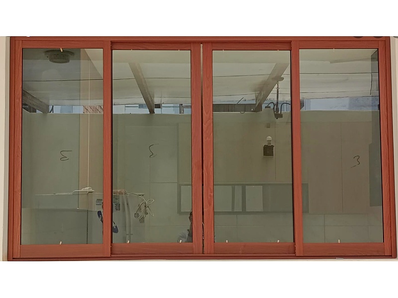 Ventanas De Aluminio Marrón Perú