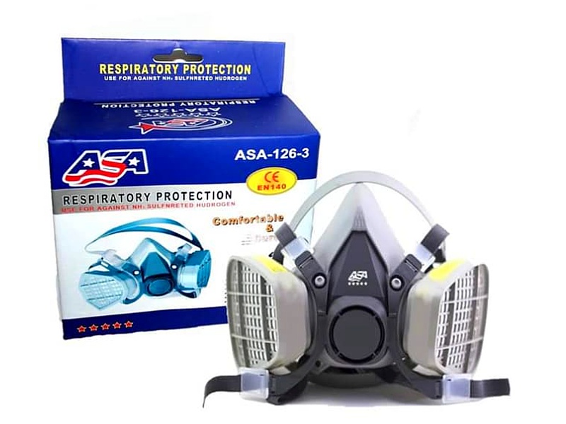 Respirador 6200 + filtro 6003 polvos/gases PERU