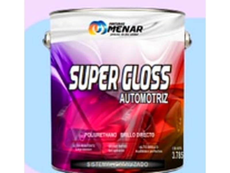 PINTURA SUPER GLOSS AUTOMOTRIZ MENAR PERU